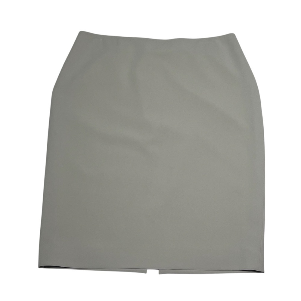 St. John Suit Skirt Women’s Size 12 Solid Taupe Beige Pencil Knee Length Career
